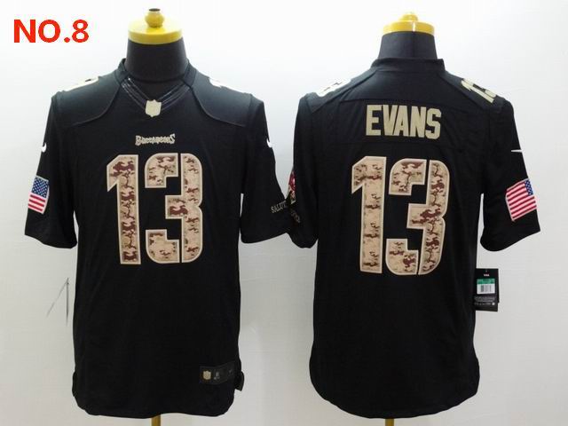 Men's Tampa Bay Buccaneers 13 Mike Evans Jesey NO.8;